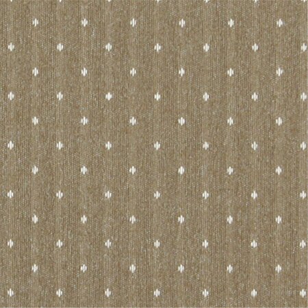 FINE-LINE 54 in. Wide Light Brown And Ivory- Dotted Country Style Upholstery Fabric FI2940909